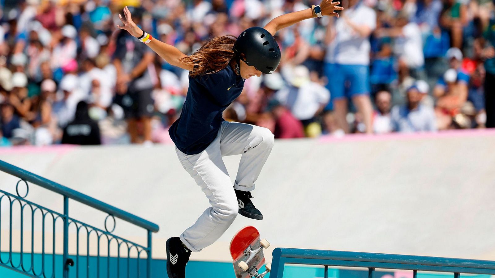 París 2024 - Skateboarding Street: Preliminares (F). Natalia Muñoz y Daniela Terol