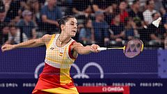 París 2024 - Bádminton: Individual (F). Grupo L: C. Marín (ESP) vs. J. Stadelmann (SUI)