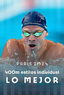 Natación JJOO París 2024 - Natación 400 metros estilos: Leon Marchand reina en París 2024
