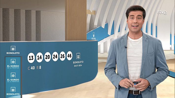 Loterías - Sorteo de la Bonoloto y El Gordo de la Primitiva del 28/07/2024