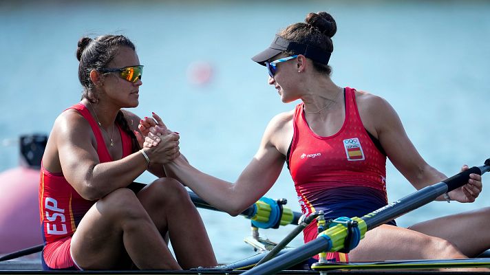 Remo - Dos sin timonel (F): Esther Briz y Aina Cid, a semifinales de 2.000 metros