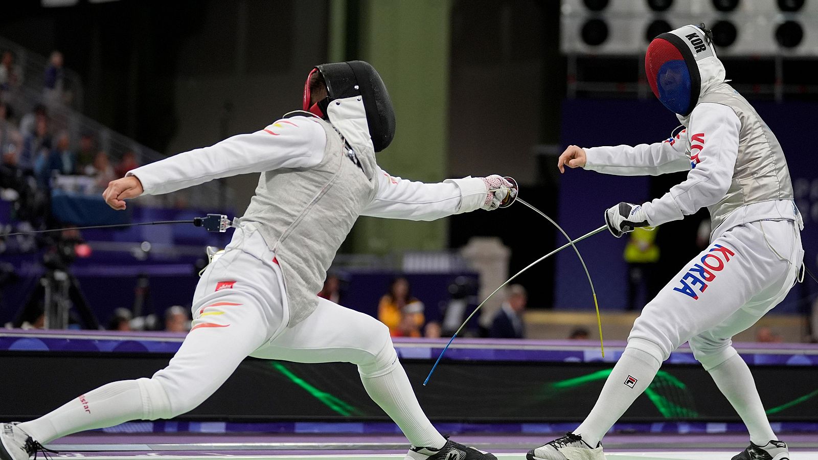 París 2024 - Esgrima: 1/16 de final. Florete individual (M). C. Llavador (ESP) vs. T. Ha (KOR) - Ver ahora