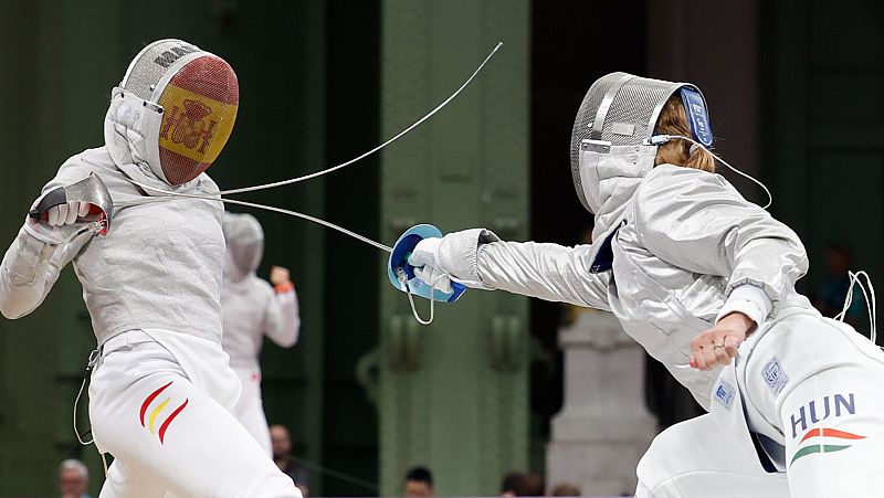 Lucía Martín-Portugués dice adiós en su debut olímpico en esgrima