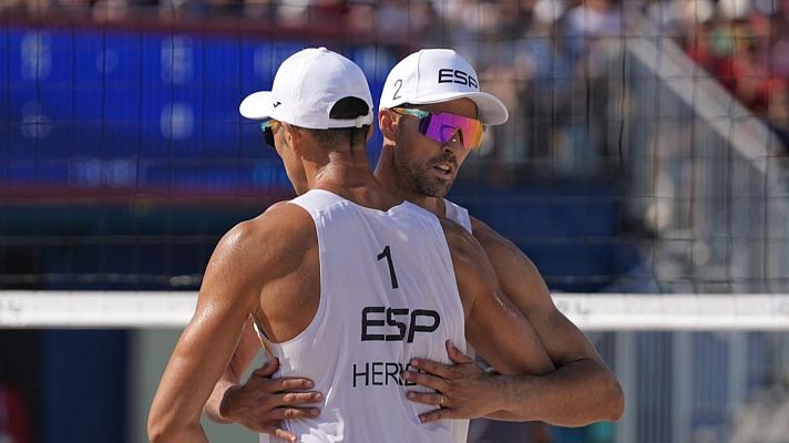 Vóley playa JJOO París 2024 - Herrera - Gavira: ''Sabíamos que los neerlandeses eran los más fuertes''