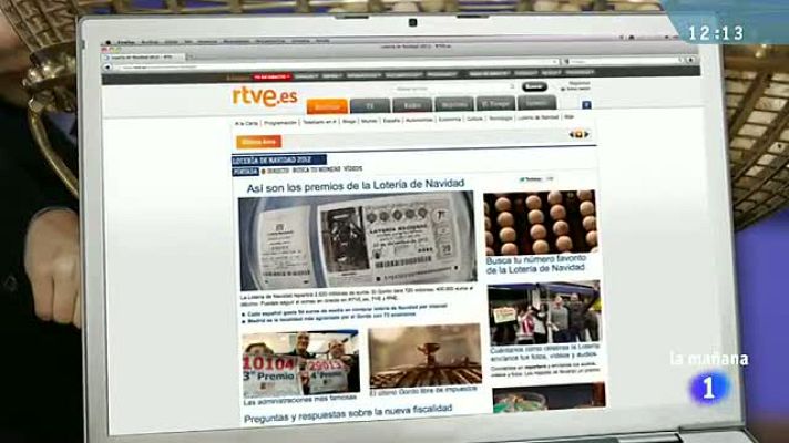 La mañana - RTVE.es te avisa si te toca la Lotería de Navidad