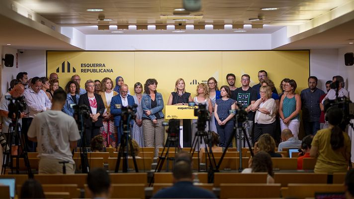 Informativo 24h - La dirección de ERC avala el preacuerdo con el PSC para investir a Illa a cambio de un "concierto fiscal" para Cataluña