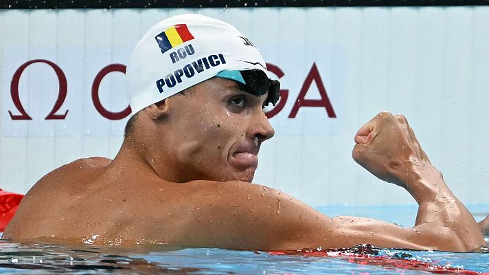 Natación JJOO París 2024 - David Popovici, medalla de oro en la prueba reina de la natación: los 200 metros estilo libre