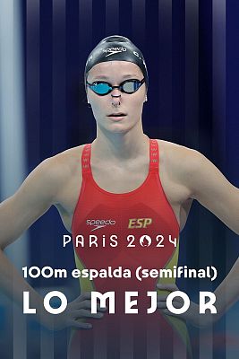 Natación JJOO París 2024 - Natación Semifinales 100 m espalda: Carmen Weiler, quinta en su semi y fuera de la final
