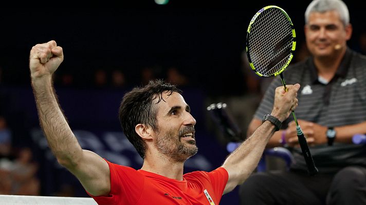 Bádminton JJOO París 2024 - Pablo Abián debuta con victoria y muy buenas sensaciones ante Nettasingh