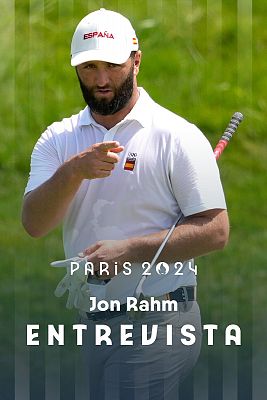 Jon Rahm, "con muchas ganas" de empezar en golf y "ganar una medalla para España", dice a TVE