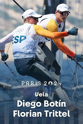 Vela JJOO París 2024 - Diego Botín y Florian Trittel se meten en la lucha por las medallas en el 49er