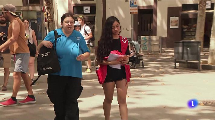 Informar i ajudar als més vulnerables a combatre la calor