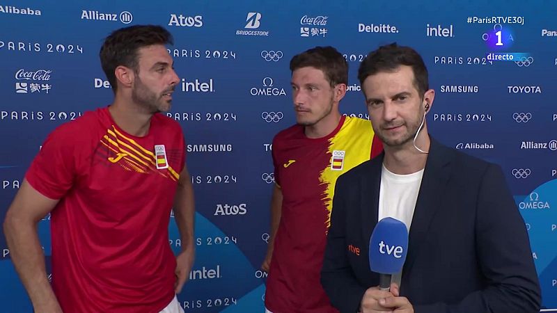 Tenis París 2024 | Granollers y Carreño, tras la derrota: "Lo hemos luchado hasta el final, pero no ha podido ser"