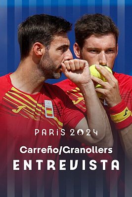 Tenis JJOO París 2024 - Tenis París 2024 | Granollers y Carreño, tras la derrota: "Lo hemos luchado hasta el final, pero no ha podido ser"