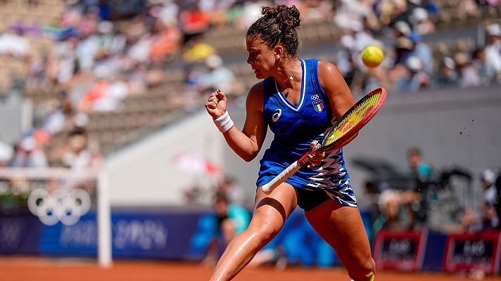 Tenis JJOO París 2024 - Tercera ronda. A. Schmiedlova (SVK) vs. J. Paolini (ITA) Set 2 y 3