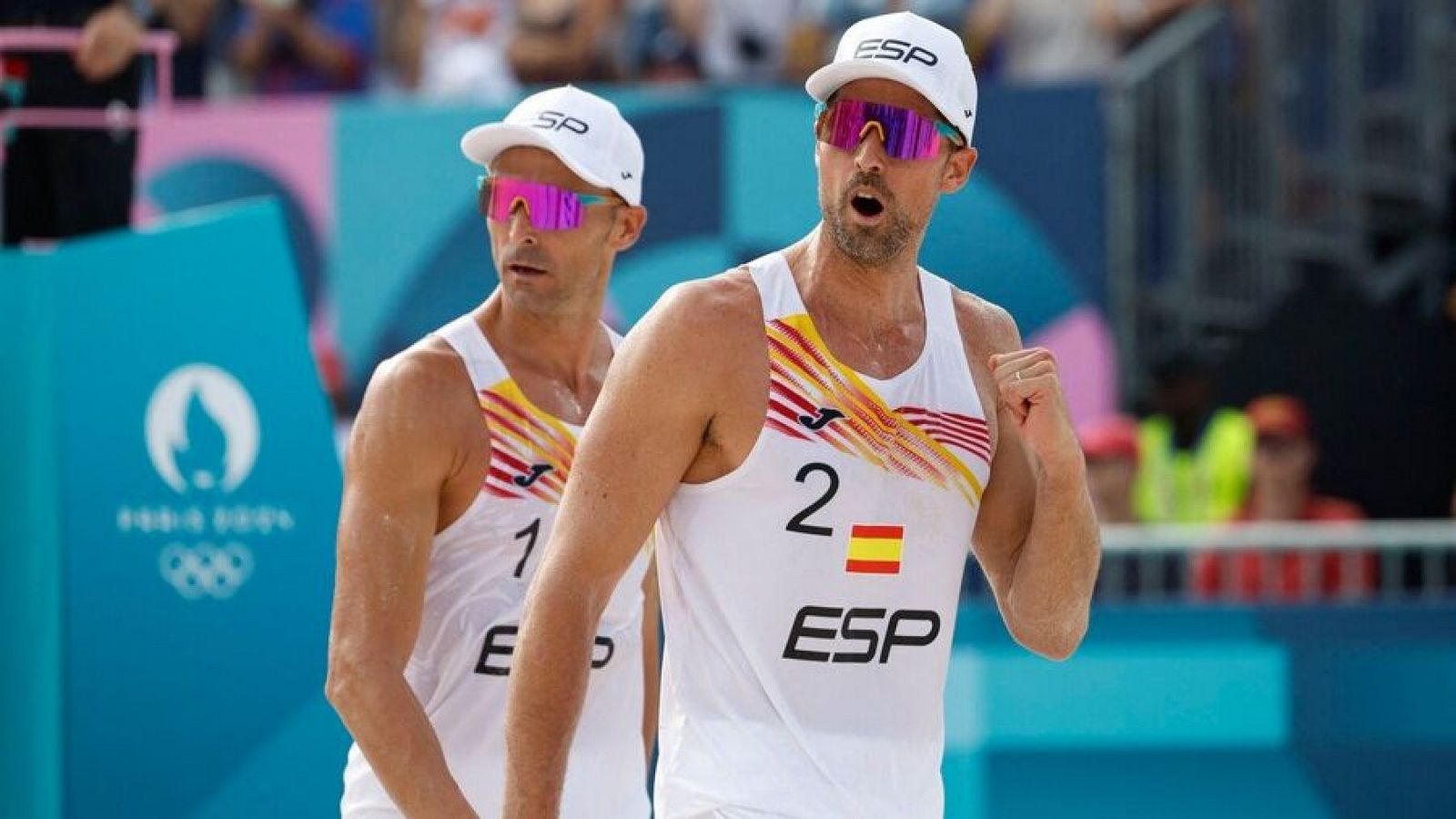 Resumen Herrera/Gavira – Krou/Gauthier-Rat  (M) | Vóley Playa | JJOO París 2024 - Vóley playa JJOO París 2024 | Ver