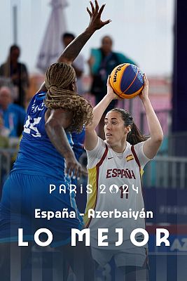 España – Azerbaiyán (F) baloncesto 3x3: España brilla en su debut olímpico en París 2024