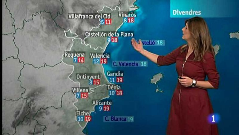 El tiempo en la Comunidad Valenciana - 20/12/12 - Ver ahora 