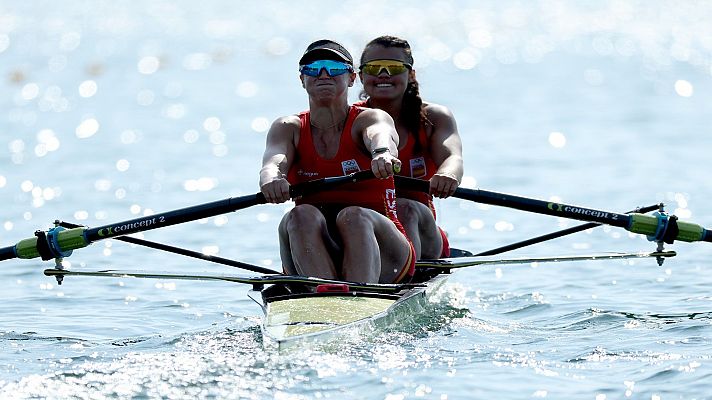 Remo JJOO París 2024 - Semifinal. Dos sin timonel (F)