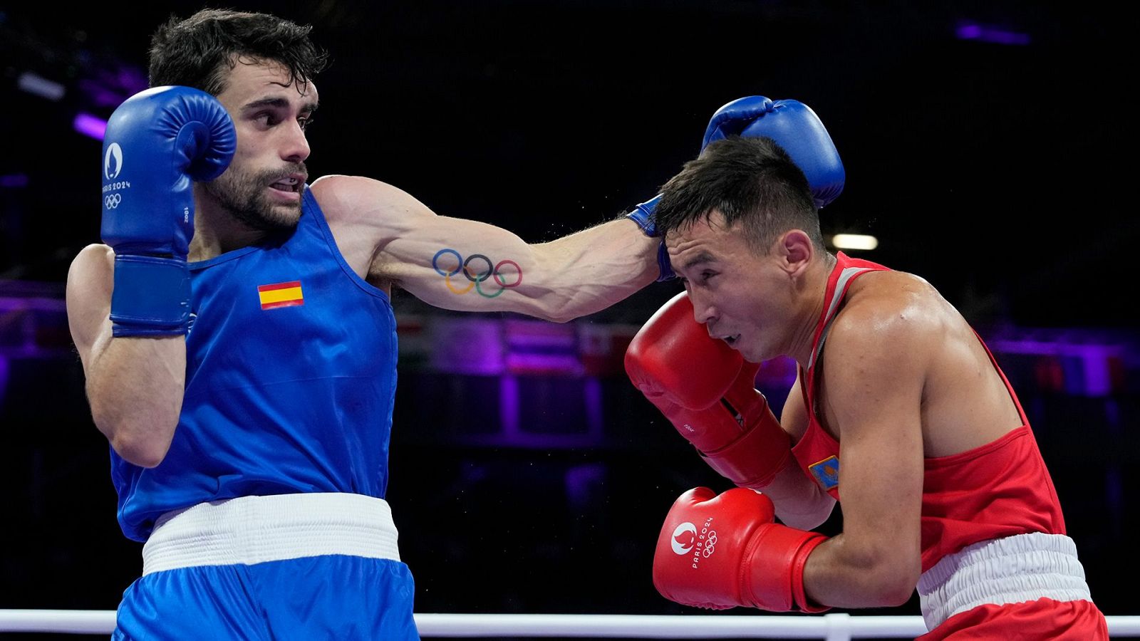 París 2024 - Boxeo: 1/8 de final. 57kg (M): M. Sabyrkhan (KAZ) vs. J. Quiles (ESP) - Ver ahora