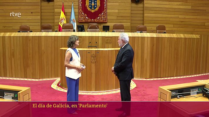 Parlamento - Miguel Santaelices-Presidente del Parlamento de Galicia