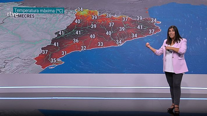 El temps - Tercer dia i punt àlgid de l'onada de calor