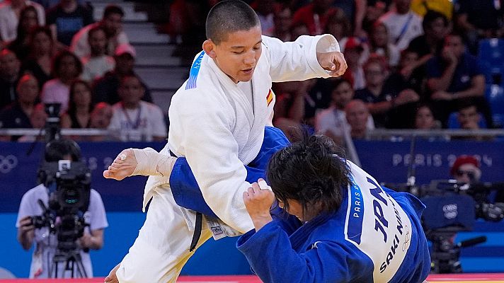 Judo JJOO París 2024 - Repesca. -70kg (F): A. Tsunoda (ESP) vs S. Niizoe (JPN)