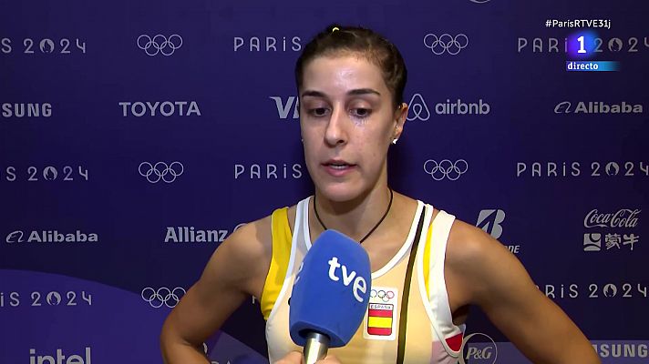 Bádminton JJOO París 2024 - Bádminton París 2024 - Carolina Marín: "A partir de mañana empieza lo complicado"