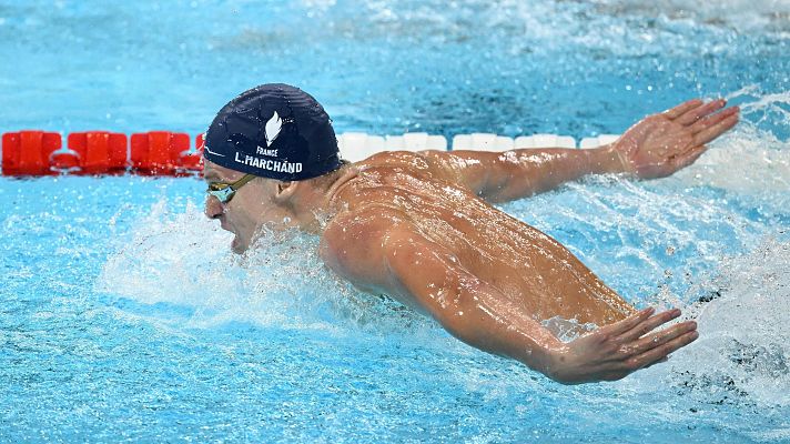 Natación JJOO París 2024 - Natación mariposa 200m (M): Léon Marchand establece un nuevo récord olímpico