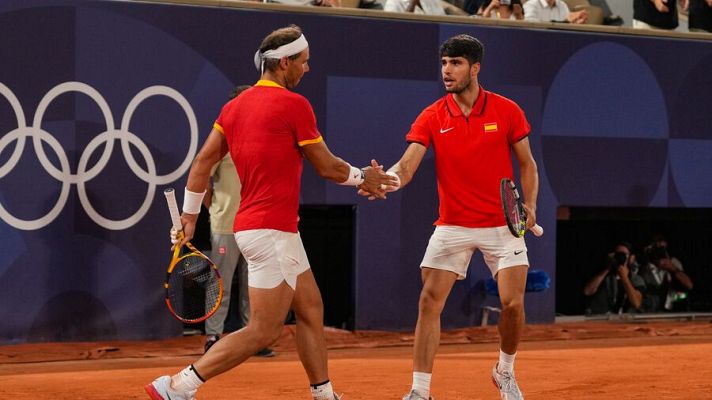 Tenis JJOO París 2024 - 'Nadalcaraz',a RTVE: "Ha funcionado, simplemente no hemos estado tan acertados como necesitábamos"