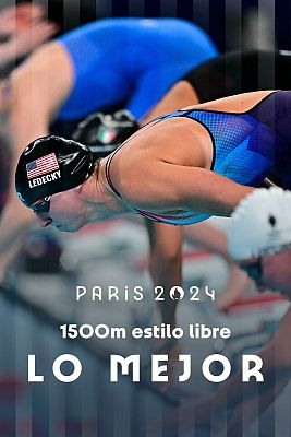 Natación estilo libre 1500m (F): Ledecky se convierte en la segunda campeona olímpica de la prueba