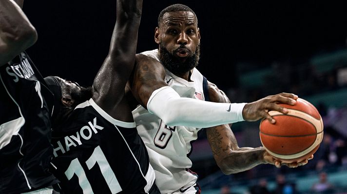 Baloncesto JJOO París 2024 - EE. UU. - Sudán del Sur (M) baloncesto: Estados Unidos suma y sigue contra Sudán del Sur