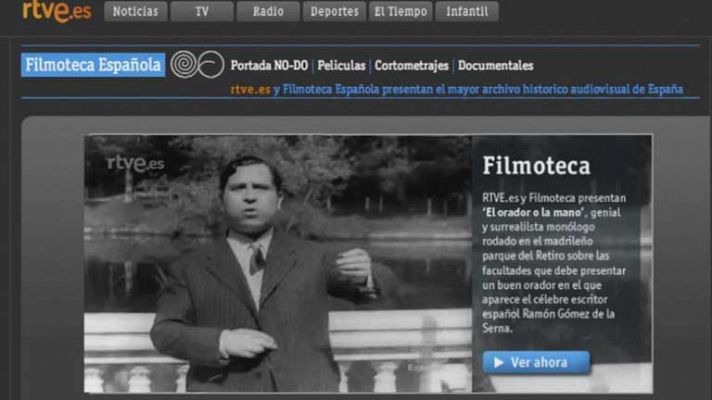 Telediario 1 - Filmoteca Nacional en rtve.es