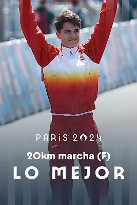 María Pérez logra la plata para España en los 20 km marcha (F)