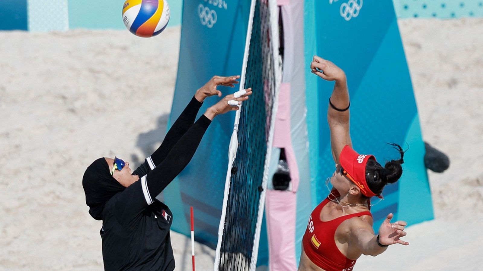 París 2024 - Vóley playa: Partido preliminar. Grupo A: Liliana/Paula (ESP) vs. Marwa/D. Elghobashy (EGY) - Ver ahora