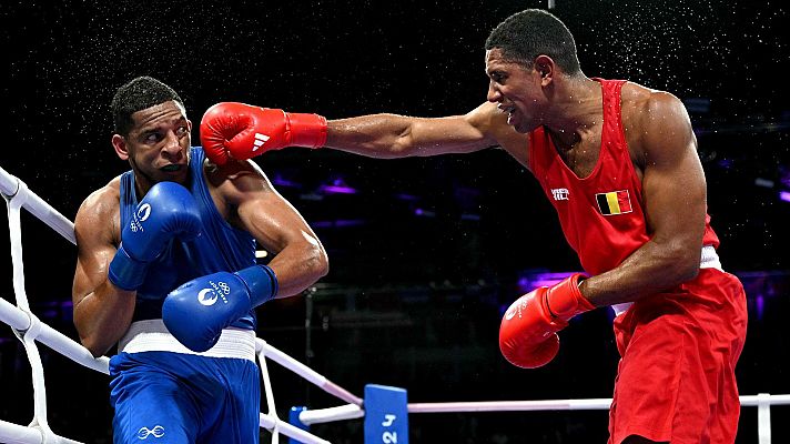 Boxeo JJOO París 2024 - Cuartos. 92 kg (M): V. Schelstraete (BEL) vs. E. Reyes (ESP)