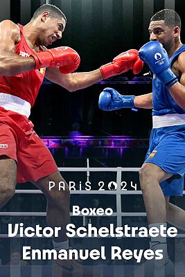 Boxeo JJOO París 2024 - Cuartos. 92 kg (M): V. Schelstraete (BEL) vs. E. Reyes (ESP)
