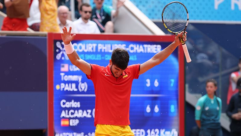 Resumen Carlos Alcaraz – Tommy Paul (M) | Tenis | JJOO París 2024 - Tenis JJOO París 2024 | Ver