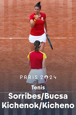 Tenis JJOO París 2024 - Cuartos. Dobles (F): Bucsa/Soribes (ESP) vs. Kichenok/Kichenok (UKR)