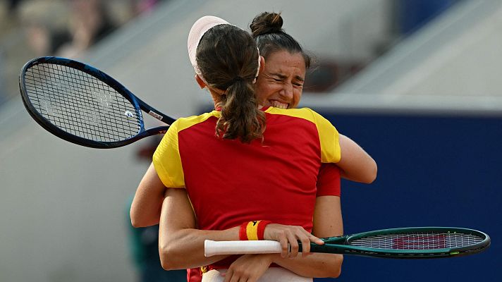 Tenis JJOO París 2024 - Sorribes y Bucsa pasan a semifinales tras un 'tie-break' espectacular