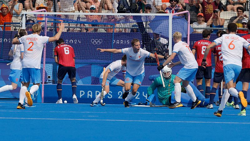 Hockey hierba (M) : Países Bajos remonta a España y los 'Red Sticks' avanzan como cuartos