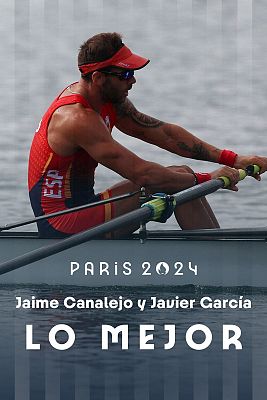Remo JJOO París 2024 - Canalejo y García se quedan sin medalla al terminar quintos en la final del dos sin timonel