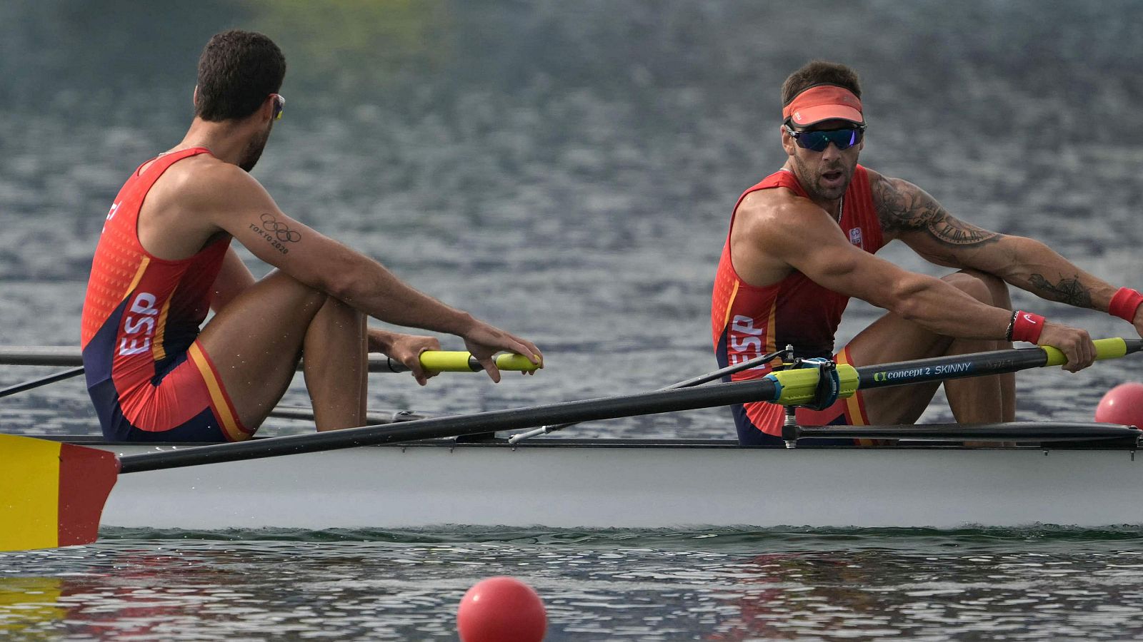 Remo: Canalejo y García se quedan sin medalla al terminar quintos en la final del dos sin timonel - Remo JJOO París 2024 | Ver