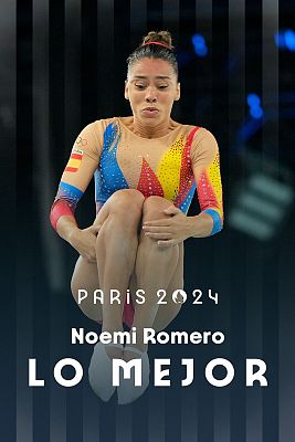 Noemi Romero, en salto de trampolín: 9ª en la primera participación española en gimnasia trampolín