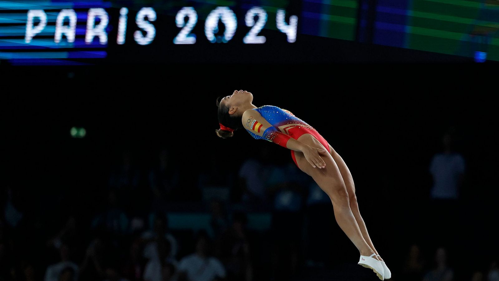 Noemi Romero, en salto de trampolín 02/08/2024 | JJOO París 2024 - Gimnasia en trampolín JJOO París 2024 | Ver
