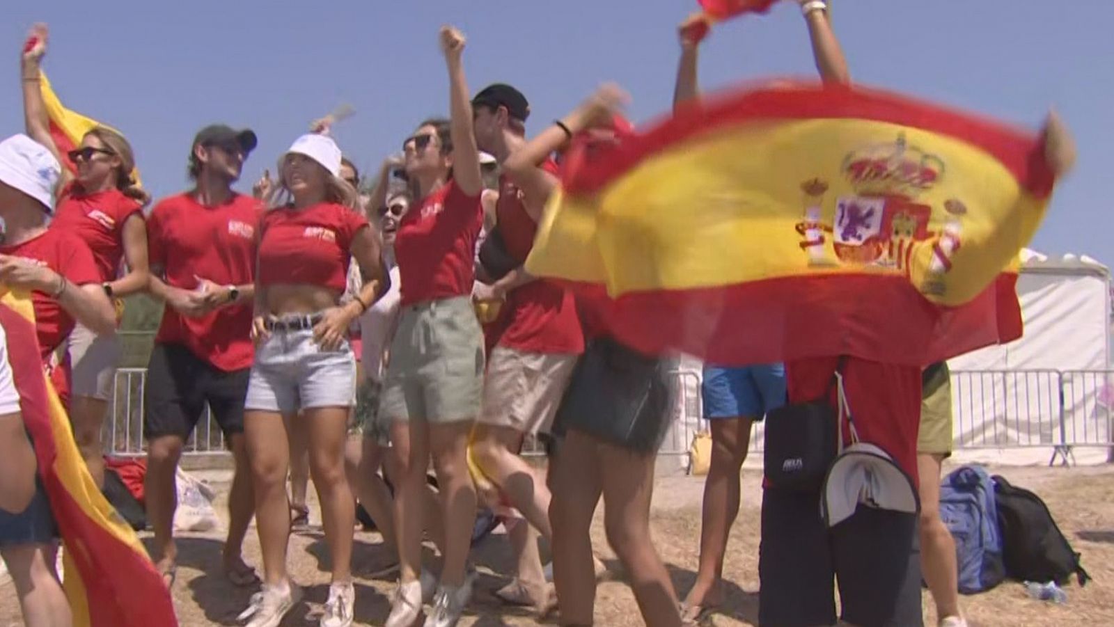 Así ha vivido la afición española en Marsellla el oro en vela