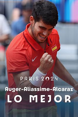 Tenis JJOO París 2024 - Tenis | Carlos Alcaraz vence a Auger-Aliassime y peleará por la medalla de oro en París 2024