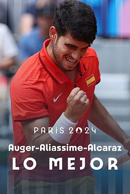 Tenis | Carlos Alcaraz vence a Auger-Aliassime y peleará por la medalla de oro en París 2024