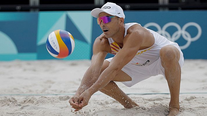 Vóley playa JJOO París 2024 - Grupo F: Herrera / Gavira (ESP) vs. Evans / Budinger (USA)