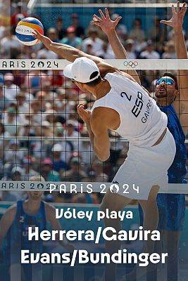 Vóley playa JJOO París 2024 - Grupo F: Herrera / Gavira (ESP) vs. Evans / Budinger (USA)